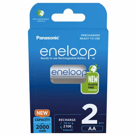 Panasonic Eneloop AA / HR6 2000 mAh – 2-pack