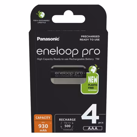 Panasonic Eneloop Pro AAA / HR03 930 mAh – 4-pack