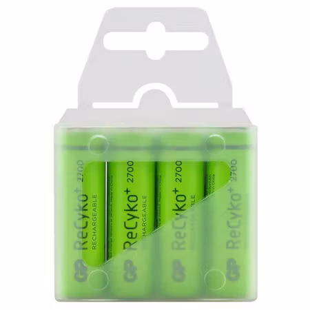 GP ReCyko+ AA / HR6 2600 mAh – 4-pack uppladdningsbara