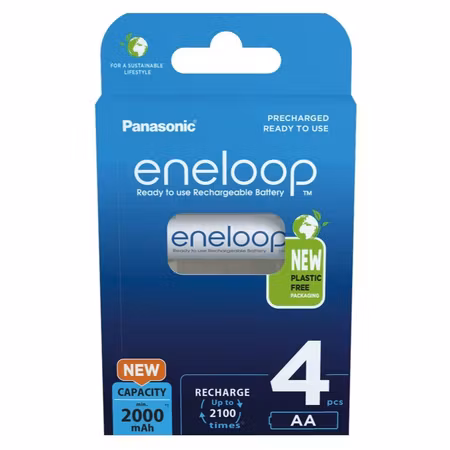Panasonic Eneloop AA / HR6 2000 mAh – 4-pack