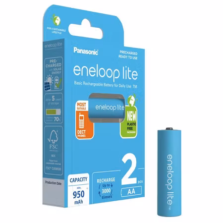 Panasonic Eneloop Lite AA / HR6 950 mAh – 2-pack