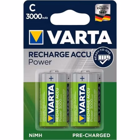 Varta Ready2Use C / HR14 3000 mAh – 2-pack uppladdningsbara