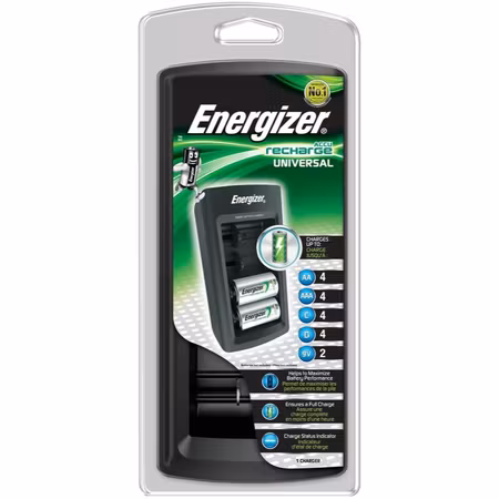 Energizer Universal batteriladdare – AA, AAA, C, D & 9V
