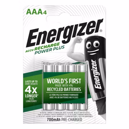 Energizer Power Plus AAA / HR03 700 mAh – 4-pack