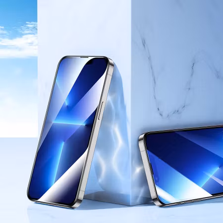 Joyroom Knight 2,5D TG härdat glas för iPhone 14 Pro Max helskärm med ram Transparent