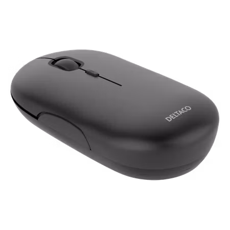 Deltaco Trådlös Tyst Mus (MS-803) – Platt Design & 1600 DPI