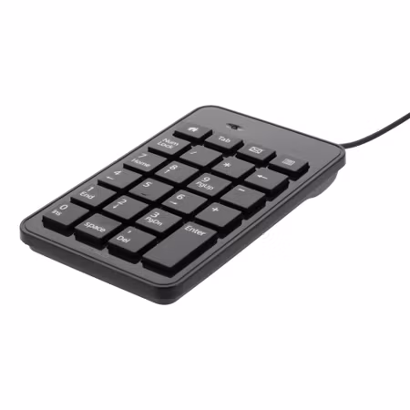 DELTACO Numeriskt Tangentbord – USB, 23 Tangenter, Svart
