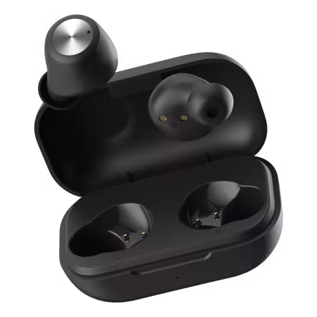 STREETZ TWS-110 Trådlösa In-Ear Hörlurar – Svart | Bluetooth 5 och Laddningetui