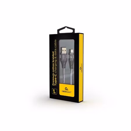 USB Type-C-kabel CableXpert 1 m silver/vit