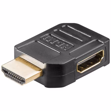 HDMI -adapter, guldpläterad (rätvinklade pluggar)