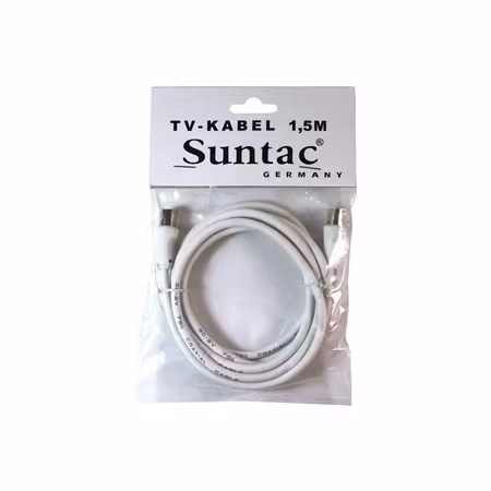 TV-kabel 1,5m Suntac - Vit