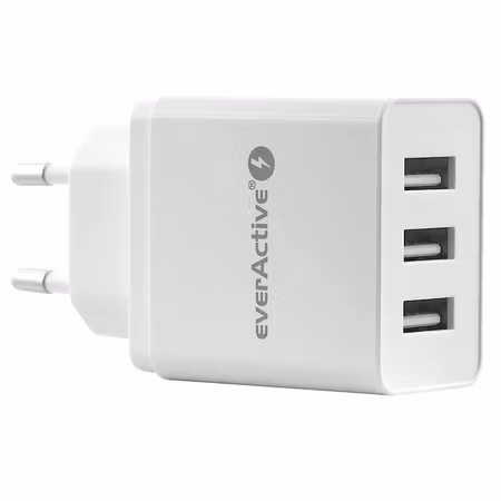 Strömadapter, 3xUSB 3, 4A IQ