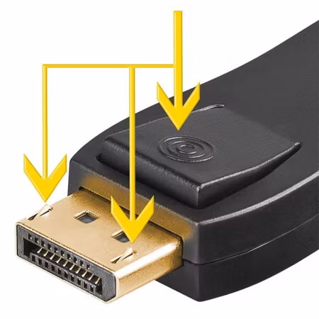 DisplayPort / HDMI-adapter 1.1, guldpläterad