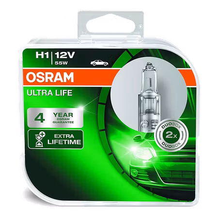 Osram Ultra Life H1 55W 12V Bilglödlampa