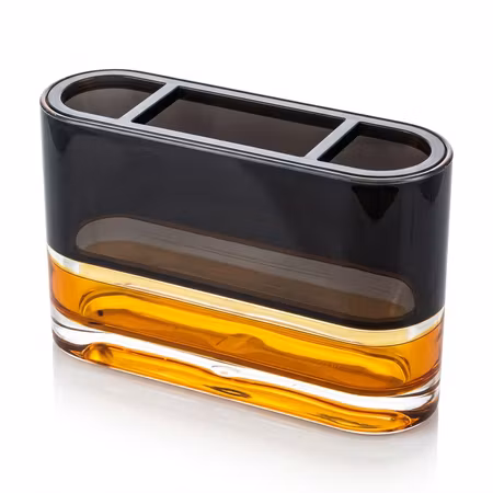 Duschy Elegance tandborsthållare svart/orange – 12-pack