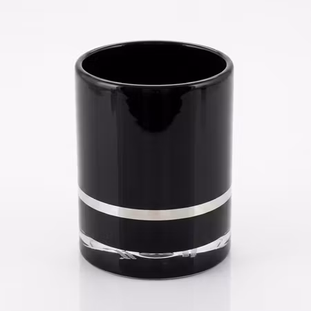 Duschy Elegance badrumsmugg svart – 12-pack