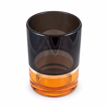 Duschy Elegance badrumsmugg svart/orange – 12-pack