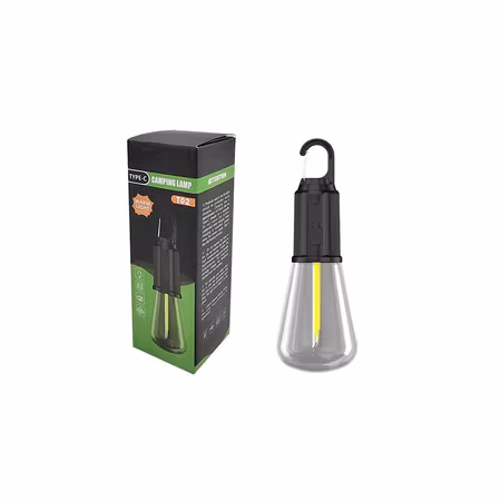 Uppladdningsbar LED-campinglampa T02 – 5-pack