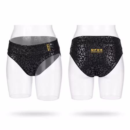 MPWR Sportswear Bikiniunderdel leopard – stl S