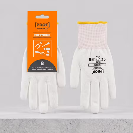 PROF Firstgrip PU2001 arbetshandskar storlek 8 – 10-pack