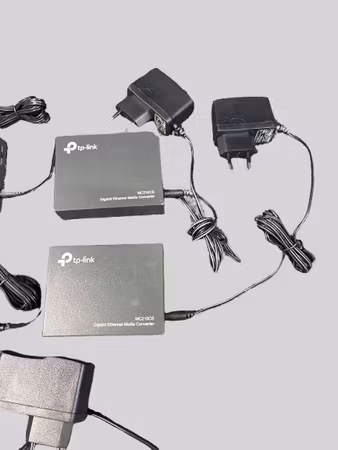 TP-Link MC210CS gigabit media converter – 5 st, begagnade