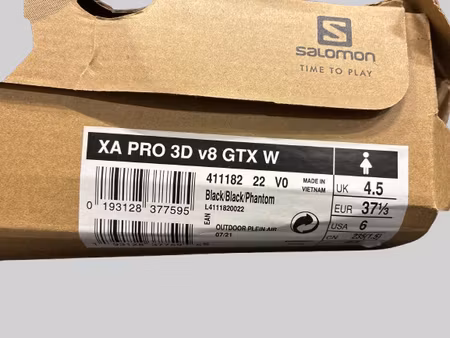 Salomon XA Pro 3D v8 GTX W vandringsskor dam – stl 37 1/3