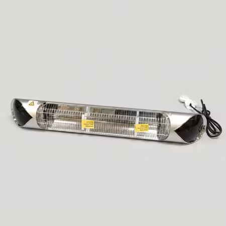 Wishco infravärmare 2000/2500W – silver, ny i kartong