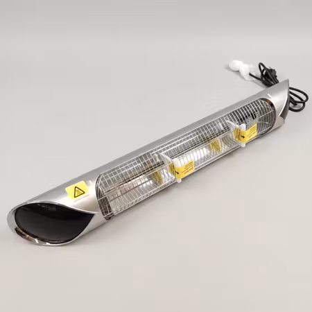 Wishco infravärmare 2000/2500W – silver, ny i kartong