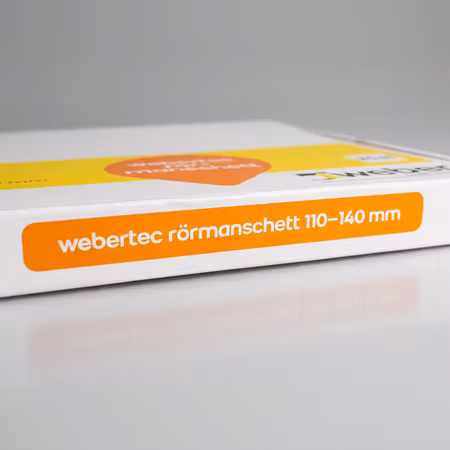 Webertec rörmanschetter 110–140 mm – 14 förpackningar