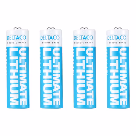 DELTACO Ultimate Lithium AA / FR6 – 4-pack
