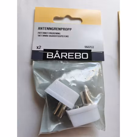 Bårebo antennkontakt hane + hona – 2-pack, 960253