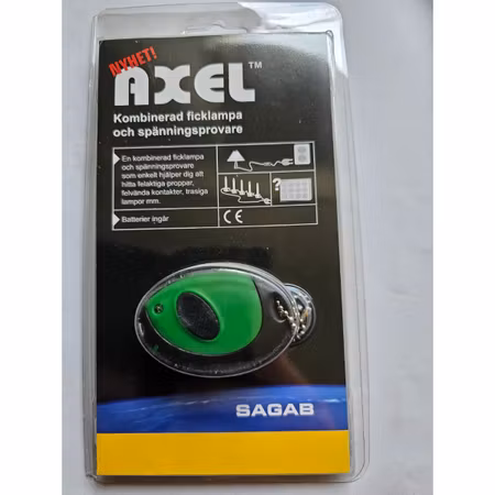 SAGAB AXEL ficklampa & spänningsindikator 230 V