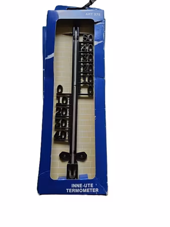 Viking 275 inne-/utetermometer – svart, 27,5 cm