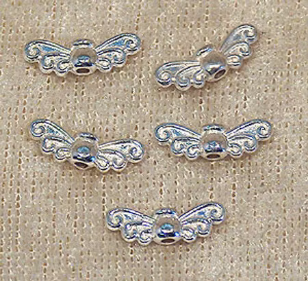 Änglavingar, ljus silver