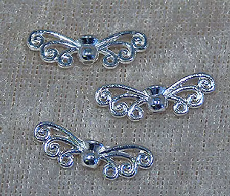 Änglavingar, ljus silver