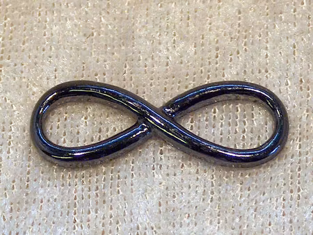 Connector, Infinity/evighetstecken, svart