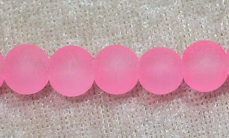 Satinpärla, 8 mm, rosa