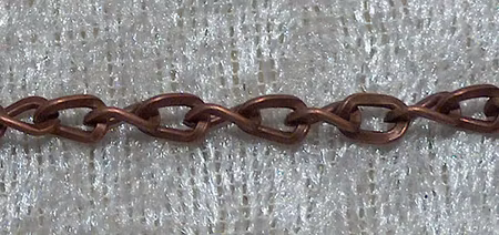 Kedja, antik kopparfärgad