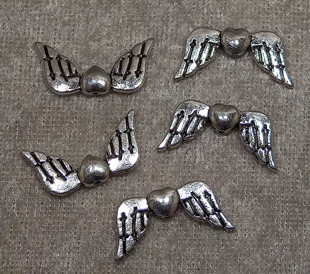 Änglavingar, antiksilver