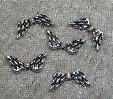 Änglavingar, antiksilver