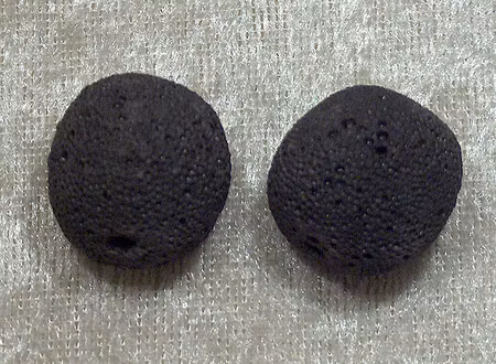 Rund 20 mm, lava