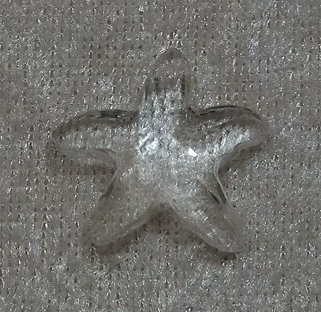 Kristallhänge, Sjöstjärna, Transparent