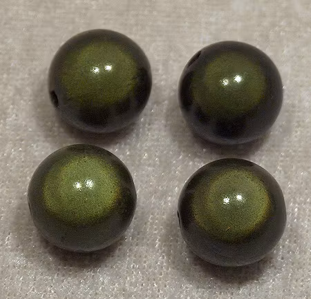 Magic Beads, Mörk olivgrön, 16 mm