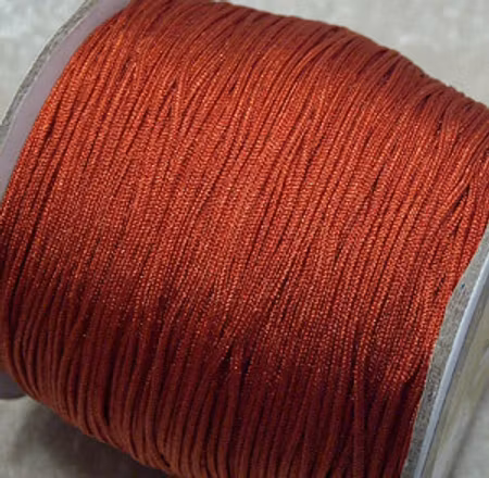 Satintråd, Terrakotta, 1 mm