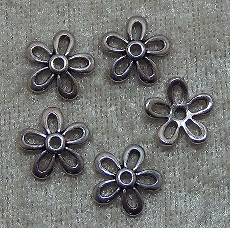 Pärlhatt, Antiksilver, 12 mm