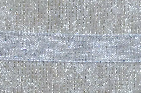 Organzaband, 6 mm, Vit