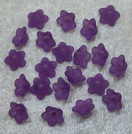 Änglakjol, Blomma/Klocka, Mörklila