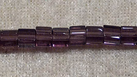 Glaskuber, Lila, 4x4x4 mm