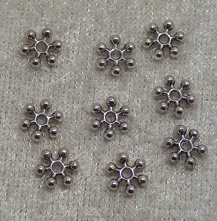 Mellandel, Snöflinga, Antiksilver