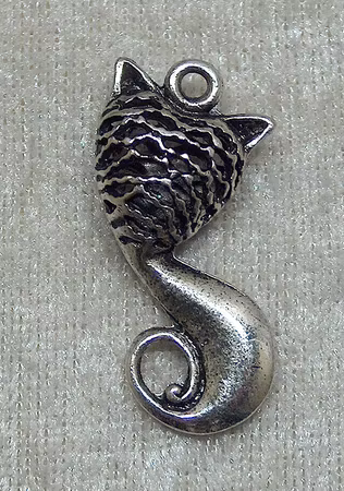 Katt eller räv, Hänge, Antiksilver